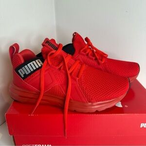 NWT  Puma Kids Softride Enzo NXT High Risk Red Youth Sneakers size 4C